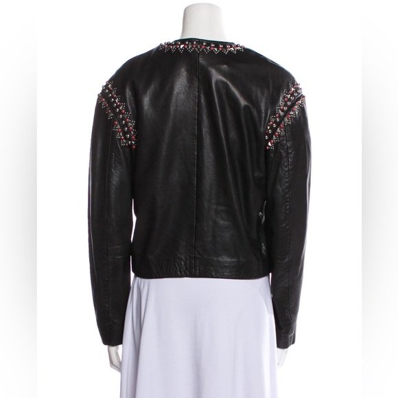 Etoile Isabel Marant lamb leather studded jacket - Picture 2 of 4